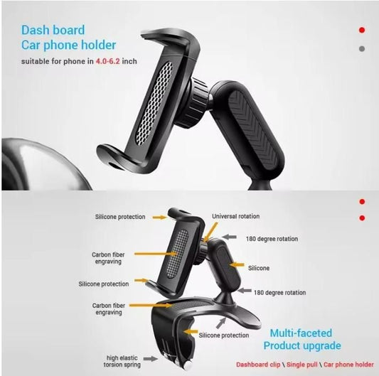 Phone Holder 360� Free Rotation
